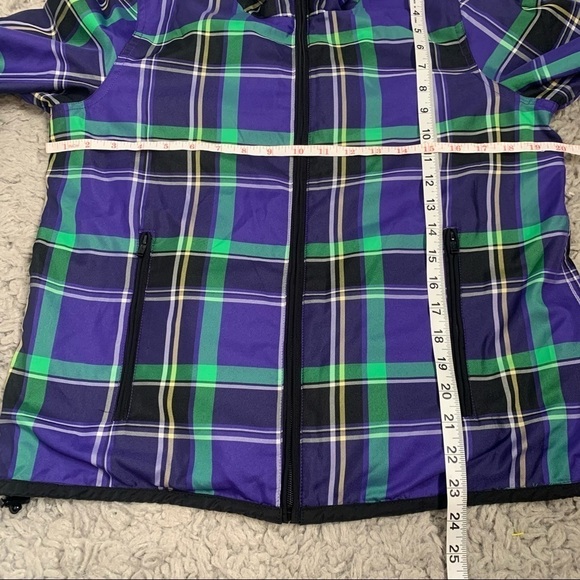 Lauren Ralph Lauren Active Plaid Full Zip Jacket - Picture 13 of 13